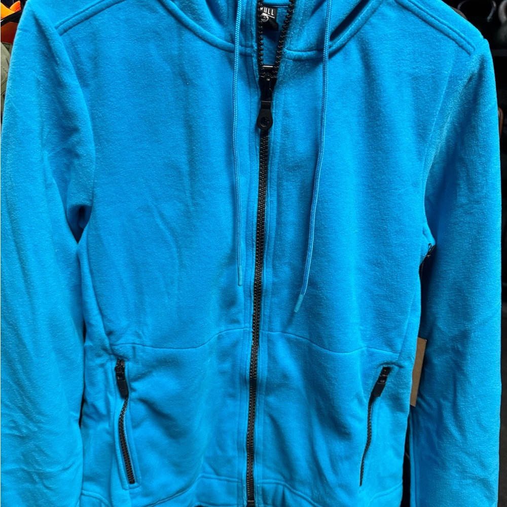 NOBULL women’s Vibrant Blue Zip-Up Hoodie